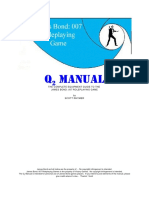 James Bond 007 QMANUAL