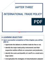 Chapter Three International Trade Policy