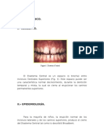 Monografía de Diastema Central