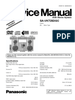 Panasonic - Sa VK 725 DGC