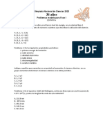 Quimica-Problemas Modelo Fase I ONC 2023