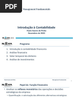 Finanças #1 - Introdução À Contabilidade