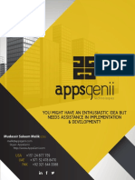 AppsGenii Smart Solutions For Mobile Web Projects - Company Profile