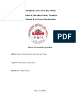 Psicologia Del Aprendizaje - Teoria Del Desarrollo Cognitivo de Piaget