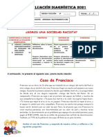 Evaluación Diagnóstica 2021: Caso de Francisco