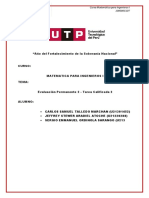 Evaluación Permanente 2 - Tarea Calificada 2 09-07-22