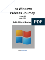 The Windows Process Journey: by Dr. Shlomi Boutnaru