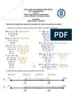 Ecuaciones e Inecuaciones