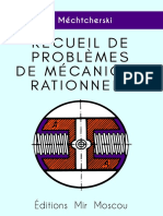 Méchtcherski - Recueil de Problèmes de Mécanique Rationnelle - Mir - 1973