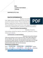 Presentation Carbocations As Reactive IntermediatesSubmitted