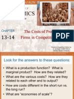 Premium CH 13-14 The Costs of Production and Firms in Competitive Markets