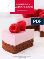 Raspberry Bavarian Cake