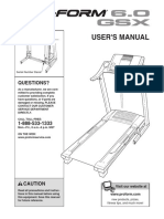 Product - Support - ProForm - PFTL511050 - PROFORM 6.0 GSX TREADMILL - PFTL51105.0-223727