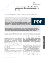 Effects of Resistance Exercise On Fatigue and Quality of Life in Breast Cancer Patients Undergoing Adjuvant Chemotherapy - A Randomized Controlled Trial