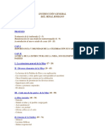 Resumen-IGMR INSTRUCCIÓN GENERAL DEL MISAL ROMANO