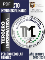 Tercero Informática - Proyecto Inter. Primer Periodo 2023-2024