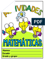 Actividades Matematicas MD - Profa.karla