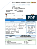 11-07-2023-Sesión de Aprendizaje Educación Religiosa