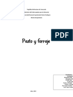 Trabajo Pasto y Forraje