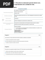 Examen - (AAB02) Cuestionario 1 - Resuelva La Evaluación Parcial Número Uno. Sobre - Estrategias de Mejoramiento de La Calidad de Vida