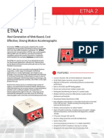 Datasheet Etna2 Accelerograph Kinemetrics