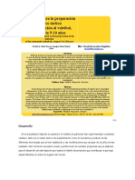 Programa para La Preparación Técnico Táctica en La Iniciacion Al Voleibol 9-10 Años