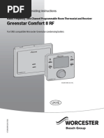 Greenstar Comfort II RF Installation and Operating Instructions