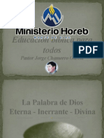 La Palabra de Dios Eterna Inerrante Divina