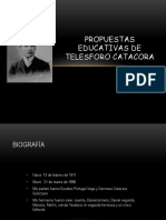 Propuestas Educativas de Telesforo Catacora