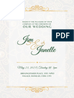 J&J Wedding Invitation Design