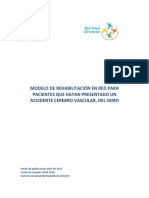 Modelo de Rehabili Tación en Red de Pacientes Acv Actualización 2014