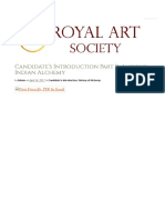 Candidate's Introduction Part II - Ancient Indian Alchemy - Royal Art Society