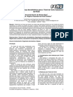 Projeto Balança Aerodinamica para Tunel de Vento FEAU