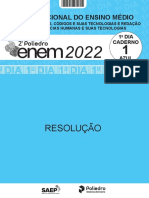 2º Poliedro Enem 2022 - 1º Dia - Resolução