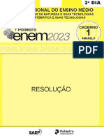 1º Poliedro Enem 2023 - 2º Dia - Resolução