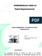 Teoria Adm Con Vision de Teorias de Organizacion