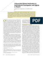 Methylnaltrexone-Associated Bowel Perforation in Postoperative Opioid-Induced Constipation and Ogilvie Syndrome: A Case Report