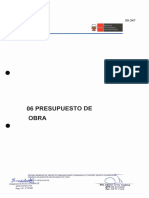 1 Presupuesto de Obra 11111