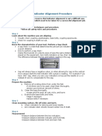 Dial Indicator Alignment Procedure