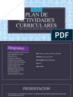 Grupo 08 - Avance Plan de Actividades Curriculares