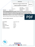 Prueba de Hermetecidad en Cabina Del Conductor.