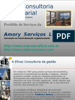 Portfólio de Amory Serviços (Eficaz Consultoria de Gestão)