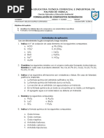 GUÍA Nomenclatura Inorganica Ejercicios