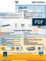 Split Systems Sell Sheet SSRAS 01-07 - Daikin