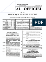 Decret Teletravail Ivoirien