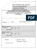 Carga y Descarga de Un Capacitor