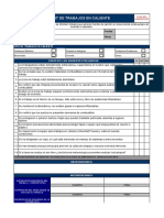 Anexo #52 - Checklist Trabajo en Caliente - Contratista
