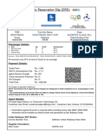 Electronic Reservation Slip (ERS) : 8204708333 12427/rewa Anvt Exp Sleeper Class (SL)