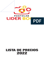 Lista de Precios 2022