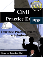 Four Practice Exams For PE Civil